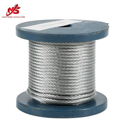 6x19+IWRC 6x19+IWS Galvanized Steel Wire Rope